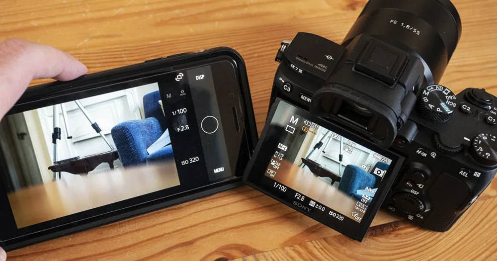 اتصال بی سیم دوربین بدون آینه سونی Alpha a7 iv